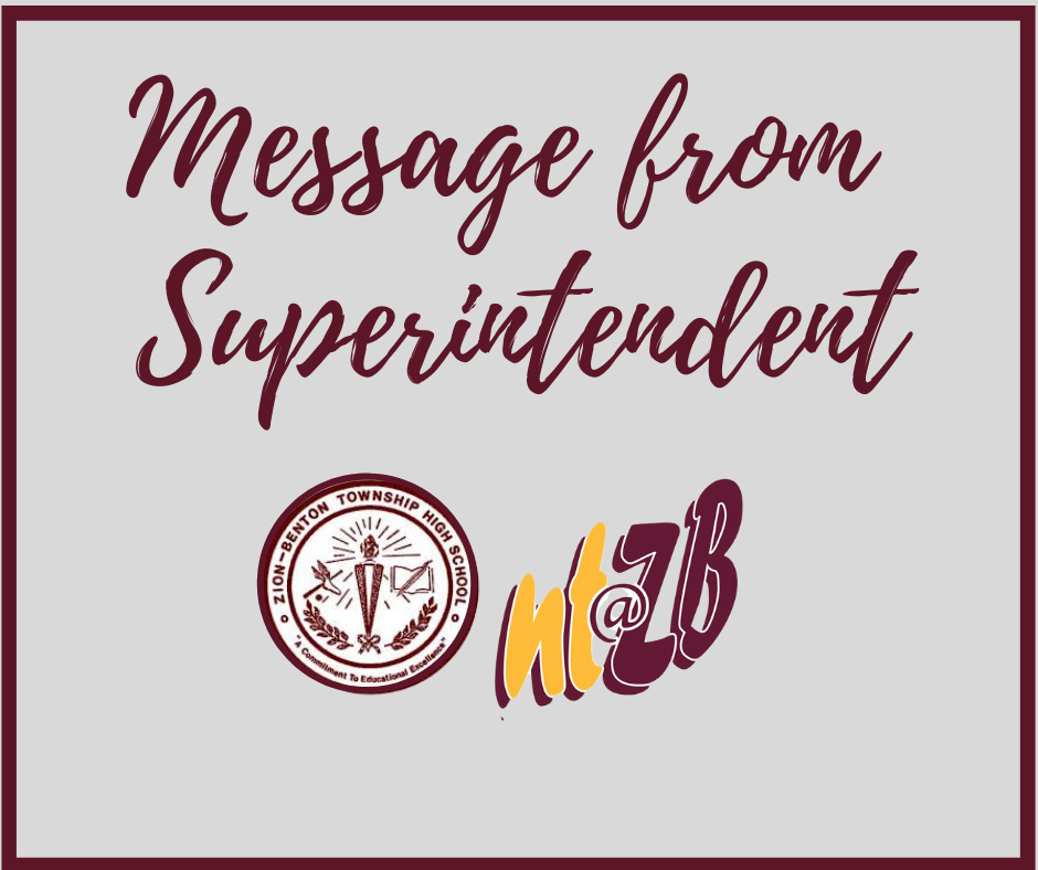  message from superintendent 